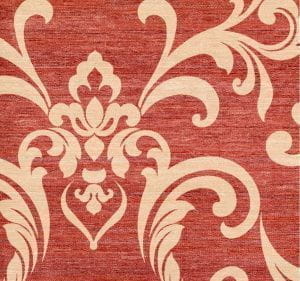 флизелиновые обои красные в комнату Portofino тканевая фактура классическом стиле Kajal 88015 На фото флизелиновые обои красные в комнату Portofino тканевая фактура классическом стиле Kajal 88015