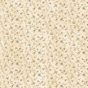 обои бежевые Chesapeake с цветами  Pure Country PUR44001 На фото обои бежевые Chesapeake с цветами  Pure Country PUR44001