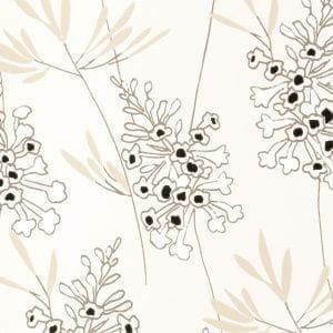 обои в комнату Clarke&Clarke с цветами  английской стиле Wild Garden W0046-05 На фото обои в комнату Clarke&Clarke с цветами  английской стиле Wild Garden W0046-05