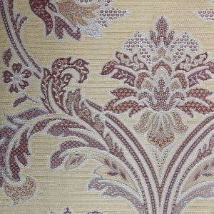 итальянские элитные текстильные фиолетовые в комнату обои ампир Epoca Wallcoverings Teatro KTE07006 На фото итальянские элитные текстильные фиолетовые в комнату обои ампир Epoca Wallcoverings Teatro KTE07006