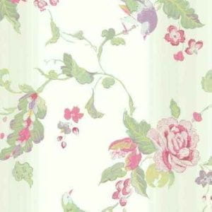 американские премиум обои в японском стиле KT-Exclusive Watercolor Florals MF20001 На фото американские премиум обои в японском стиле KT-Exclusive Watercolor Florals MF20001