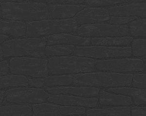 немецкие дешевые виниловые обои черные для кухни AS-Creation Black White 3 139511 На фото немецкие дешевые виниловые обои черные для кухни AS-Creation Black White 3 139511