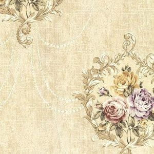 американские виниловые обои на бумажной основе бежевые в комнату Little Luxuries Emily LL00142 На фото американские виниловые обои на бумажной основе бежевые в комнату Little Luxuries Emily LL00142
