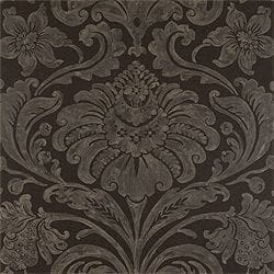 обои черные Thibaut в классическом стиле Filigree 839-T-2057 На фото обои черные Thibaut в классическом стиле Filigree 839-T-2057