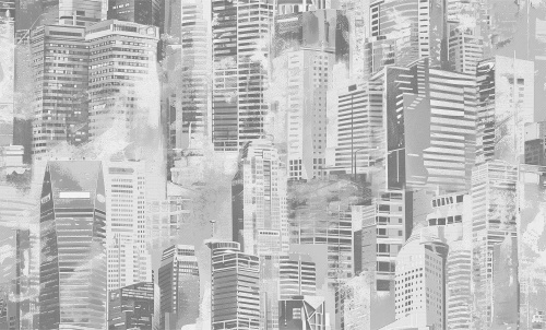 российские флизелиновые обои в гостиную Ateliero урбанистический Panorama 287817 На фото российские флизелиновые обои в гостиную Ateliero урбанистический Panorama 287817