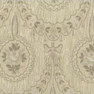 текстильные обои коричневые с цветами  Sangiorgio Eleonora M600-451 На фото текстильные обои коричневые с цветами  Sangiorgio Eleonora M600-451