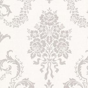дорогие обои серые в комнату Fine Decor с орнаментом Buckingham 495-69002 На фото дорогие обои серые в комнату Fine Decor с орнаментом Buckingham 495-69002
