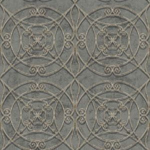 бельгийские недорогие обои венге в комнату Decoprint с орнаментом Tuscany TU17554 На фото бельгийские недорогие обои венге в комнату Decoprint с орнаментом Tuscany TU17554
