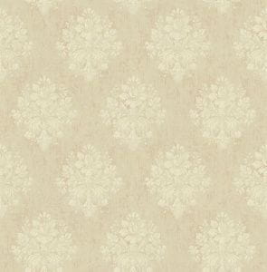 флизелиновые полностью обои бежевые в комнату KT-Exclusive с дамаском Vintage Style VF20804 На фото флизелиновые полностью обои бежевые в комнату KT-Exclusive с дамаском Vintage Style VF20804