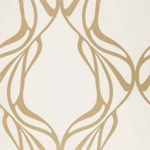 бельгийские бумажные обои бежевые в комнату Covers Diamond Nove 35-Gold На фото бельгийские бумажные обои бежевые в комнату Covers Diamond Nove 35-Gold