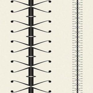 обои белые в комнату арт-деко Tres Tintas Bodoni VH7-A1 На фото обои белые в комнату арт-деко Tres Tintas Bodoni VH7-A1