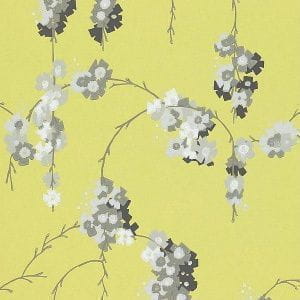 премиум флизелиновые полностью обои желтые в комнату стиле хай-тек Harlequin Delphine 110134 На фото премиум флизелиновые полностью обои желтые в комнату стиле хай-тек Harlequin Delphine 110134