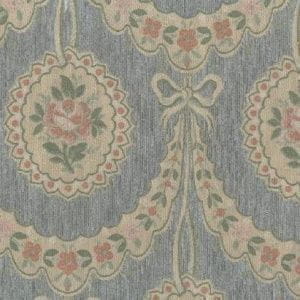 итальянские обои синие с цветами  Sangiorgio Eleonora M600-81759 На фото итальянские обои синие с цветами  Sangiorgio Eleonora M600-81759