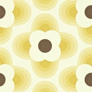 премиум флизелиновые полностью обои бежевые в комнату 3д эффект Harlequin Orla Kiely 110405 На фото премиум флизелиновые полностью обои бежевые в комнату 3д эффект Harlequin Orla Kiely 110405