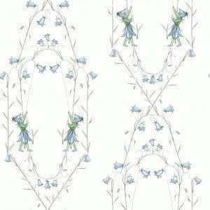 шведские флизелиновые полностью обои детские с цветами  Borastapeter Scandinavian designers 6233 На фото шведские флизелиновые полностью обои детские с цветами  Borastapeter Scandinavian designers 6233