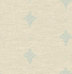 бумажные обои голубые в комнату Decor Deluxe Baroque 0149 На фото бумажные обои голубые в комнату Decor Deluxe Baroque 0149