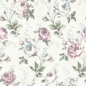 дорогие обои фиолетовые в гостиную The Paper Partnership стиле прованс Patterndale WP0110903 На фото дорогие обои фиолетовые в гостиную The Paper Partnership стиле прованс Patterndale WP0110903