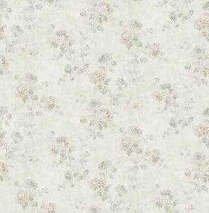 премиум обои капучино в комнату KT-Exclusive с цветами  стиле прованс Champagne Florals MF10908 На фото премиум обои капучино в комнату KT-Exclusive с цветами  стиле прованс Champagne Florals MF10908
