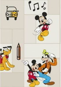 недорогие обои в комнату Erismann с абстракцией Disney E-D-001A На фото недорогие обои в комнату Erismann с абстракцией Disney E-D-001A