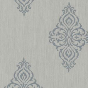 дорогие обои серые в комнату Fine Decor с орнаментом Buckingham 495-69026 На фото дорогие обои серые в комнату Fine Decor с орнаментом Buckingham 495-69026