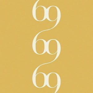 испанские обои желтые в коридор Tres Tintas Bodoni VH6-C4 На фото испанские обои желтые в коридор Tres Tintas Bodoni VH6-C4