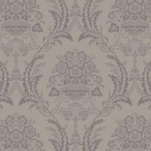 элитные текстильные обои капучино Epoca Wallcoverings в классическом стиле Vasari VA2V На фото элитные текстильные обои капучино Epoca Wallcoverings в классическом стиле Vasari VA2V