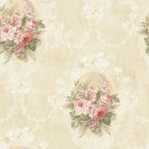 обои бежевые Studio Eight с цветами  Fleur FI90811 На фото обои бежевые Studio Eight с цветами  Fleur FI90811