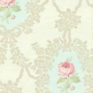 американские бумажные обои капучино KT-Exclusive в классическом стиле Watercolor Florals MF20202 На фото американские бумажные обои капучино KT-Exclusive в классическом стиле Watercolor Florals MF20202