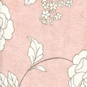 обои розовые Art & Design с цветами  ретро Serene 62-65842 На фото обои розовые Art & Design с цветами  ретро Serene 62-65842