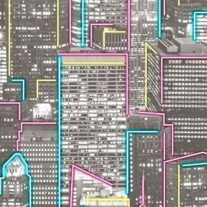 бельгийские флизелиновые полностью обои коричневые Decoprint What's up WU20662 На фото бельгийские флизелиновые полностью обои коричневые Decoprint What's up WU20662