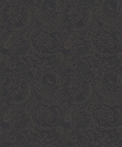 российские дешевые флизелиновые обои черные Erismann с орнаментом Vivaldi 4344-7 На фото российские дешевые флизелиновые обои черные Erismann с орнаментом Vivaldi 4344-7