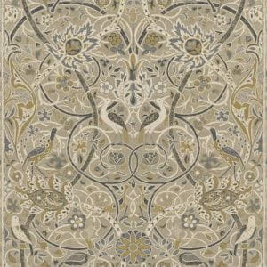 элитные обои коричневые с птицами Morris Archive Wallpaper 4 216447 На фото элитные обои коричневые с птицами Morris Archive Wallpaper 4 216447