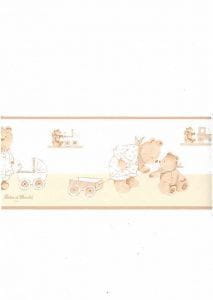 бумажные обои бежевые бордюры Lutece Tartine Chocolat IH13056107 На фото бумажные обои бежевые бордюры Lutece Tartine Chocolat IH13056107