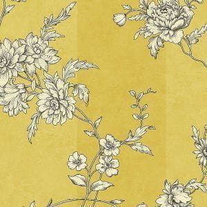 обои желтые Arthouse с цветами  Sophie Conran 980734 На фото обои желтые Arthouse с цветами  Sophie Conran 980734