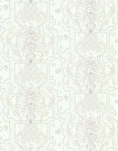итальянские премиум флизелиновые обои светло-зеленые Blumarine с орнаментом 4 BM27088 На фото итальянские премиум флизелиновые обои светло-зеленые Blumarine с орнаментом 4 BM27088