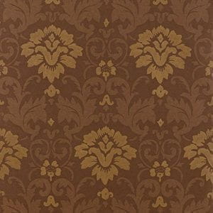 американские бумажные обои коричневые в кабинет Thibaut с орнаментом Damask Resource 839-T-7608 На фото американские бумажные обои коричневые в кабинет Thibaut с орнаментом Damask Resource 839-T-7608