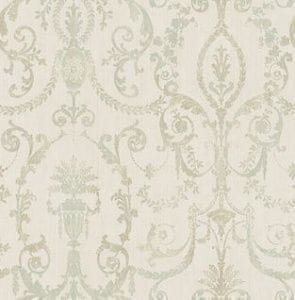элитные бумажные обои в гостиную KT-Exclusive с орнаментом English Elegance DL60902 На фото элитные бумажные обои в гостиную KT-Exclusive с орнаментом English Elegance DL60902
