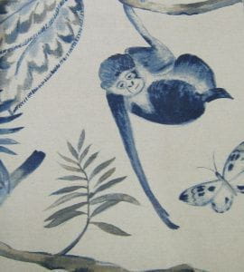 испанские ткань обои с деревьями Vilber Asian F75.0004.A05 TOILE.39467 На фото испанские ткань обои с деревьями Vilber Asian F75.0004.A05 TOILE.39467