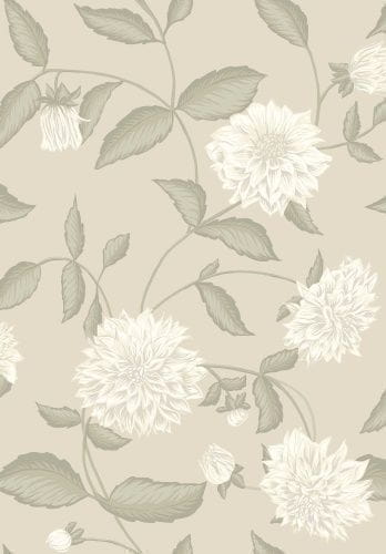 шведские элитные обои бежевые в гостиную Borastapeter с цветами  Eastern Simplicity 5720 На фото шведские элитные обои бежевые в гостиную Borastapeter с цветами  Eastern Simplicity 5720