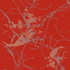 дорогие бумажные обои в комнату с цветами  арт-деко Tres Tintas All City Papers 1986-4 На фото дорогие бумажные обои в комнату с цветами  арт-деко Tres Tintas All City Papers 1986-4