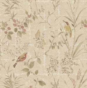 дорогие обои бежевые с птицами Fine Decor Empress FD21701 На фото дорогие обои бежевые с птицами Fine Decor Empress FD21701