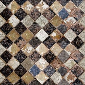 немецкие элитные обои коричневые с геометрией KT-Exclusive Tiles & More 3000002 На фото немецкие элитные обои коричневые с геометрией KT-Exclusive Tiles & More 3000002