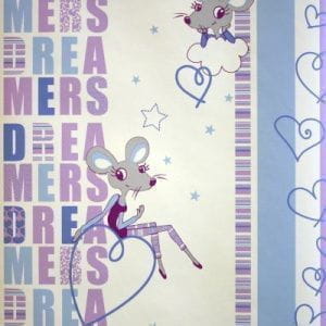 испанские обои Kemen с абстракцией Kids Dreams 1226 На фото испанские обои Kemen с абстракцией Kids Dreams 1226