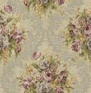 премиум обои капучино в комнату KT-Exclusive с цветами  стиле прованс Antique Chic AC40109 На фото премиум обои капучино в комнату KT-Exclusive с цветами  стиле прованс Antique Chic AC40109