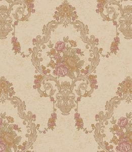 итальянские флизелиновые обои капучино в комнату Decoro Pareti с дамаском Classico AD1603 На фото итальянские флизелиновые обои капучино в комнату Decoro Pareti с дамаском Classico AD1603