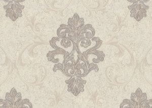 российские флизелиновые обои в гостиную Euro Decor с вензелями классическом стиле Jasmine 7053-01 На фото российские флизелиновые обои в гостиную Euro Decor с вензелями классическом стиле Jasmine 7053-01