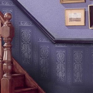 премиум виниловые обои на бумажной основе белые в гостиную Anaglypta с орнаментом 39 RD06730 На фото премиум виниловые обои на бумажной основе белые в гостиную Anaglypta с орнаментом 39 RD06730