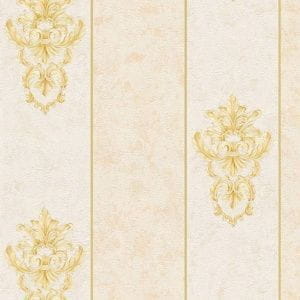 недорогие обои бежевые AS-Creation с полосой Luxury Classics 34371-1 На фото недорогие обои бежевые AS-Creation с полосой Luxury Classics 34371-1