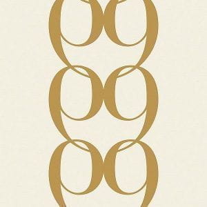 элитные обои белые в комнату Tres Tintas с полосой стиле «модерн» Bodoni VH9-A4 На фото элитные обои белые в комнату Tres Tintas с полосой стиле «модерн» Bodoni VH9-A4