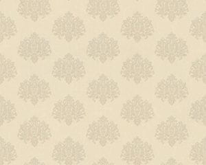 немецкие обои бежевые в спальню AS-Creation с дамаском Laurel 36887-4 На фото немецкие обои бежевые в спальню AS-Creation с дамаском Laurel 36887-4